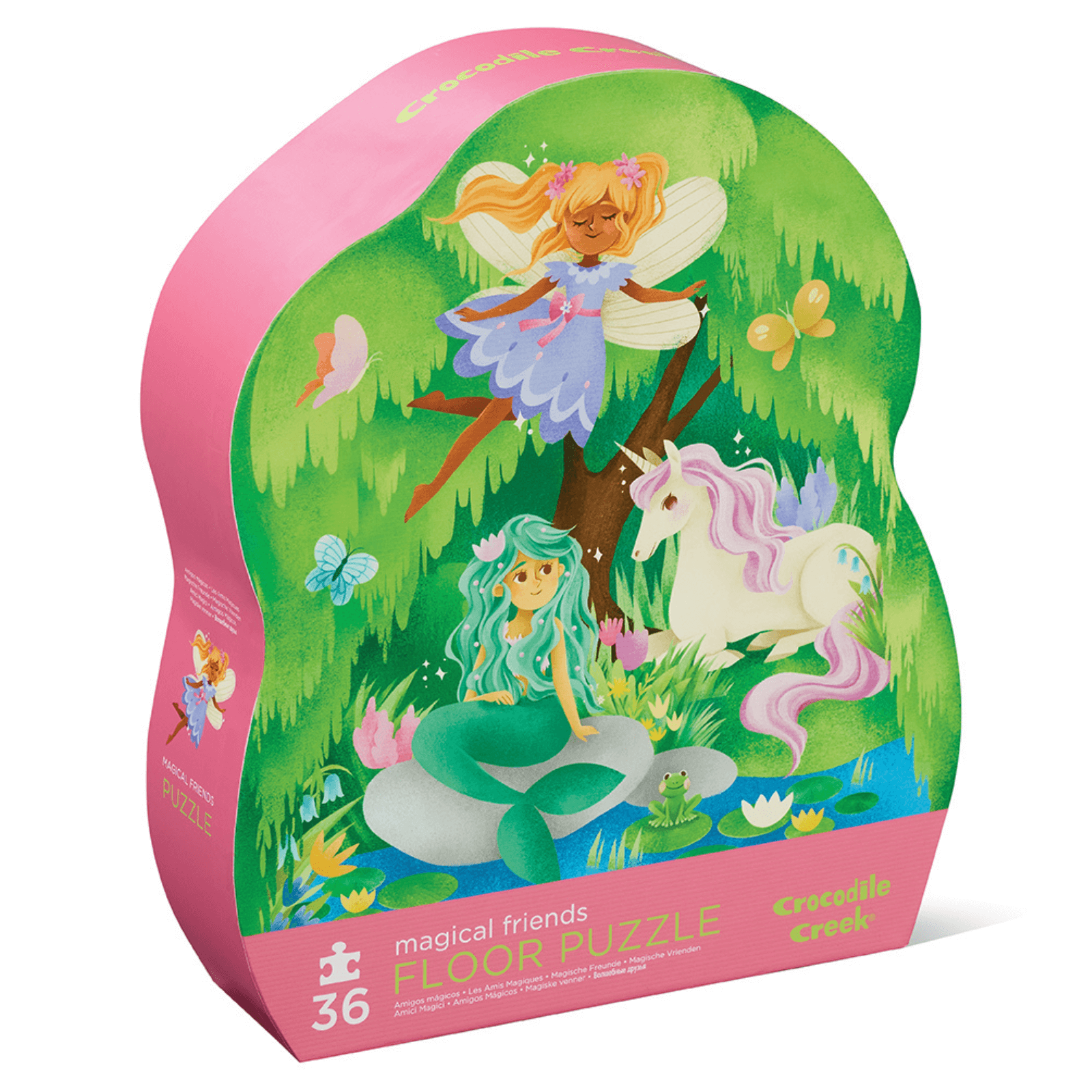 Crocodile Creek - Magical Friends Floor Puzzle 36 Pc