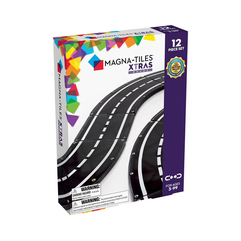 Magna-Tiles - XTRA Roads - 12 Piece Set