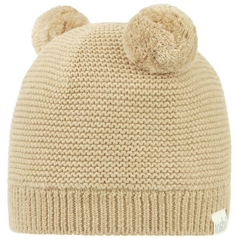Toshi - Organic Beanie Snowy - Driftwood
