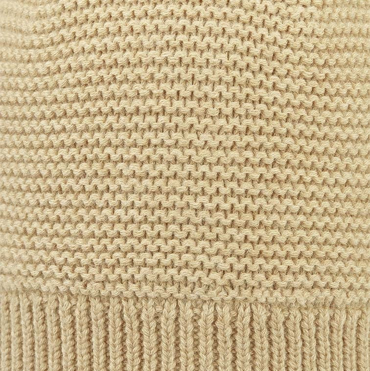 Toshi - Organic Beanie Snowy - Driftwood