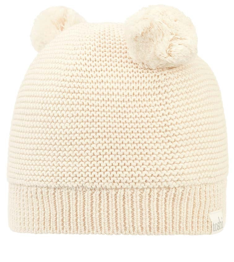Toshi - Organic Beanie Snowy - Feather