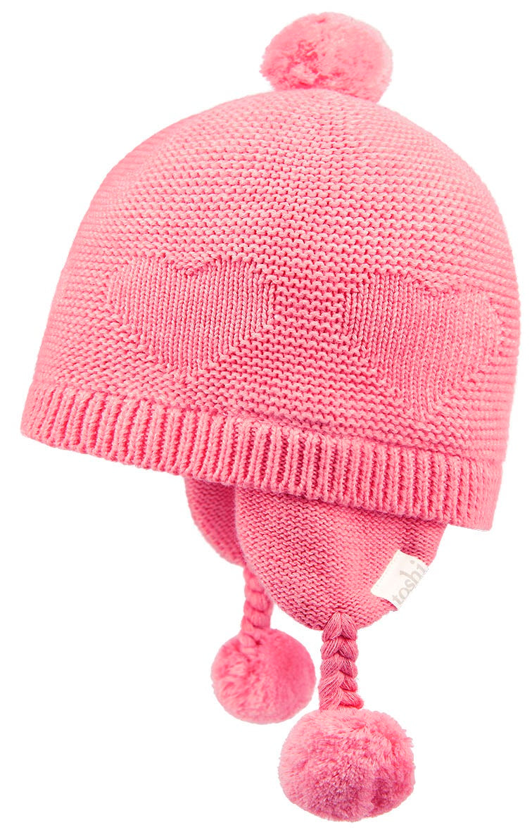 Toshi - Organic Earmuff Heart - Fuschia