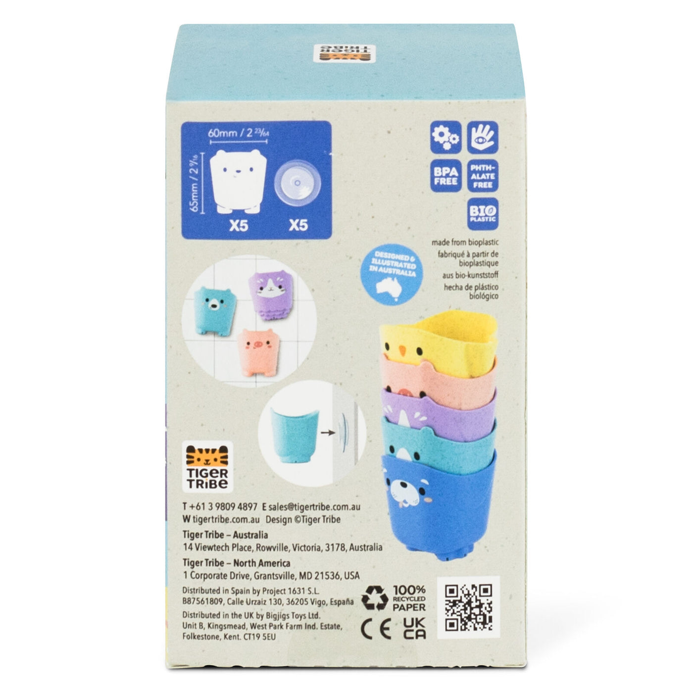 Tiger Tribe - Pour and Play Animal Cups