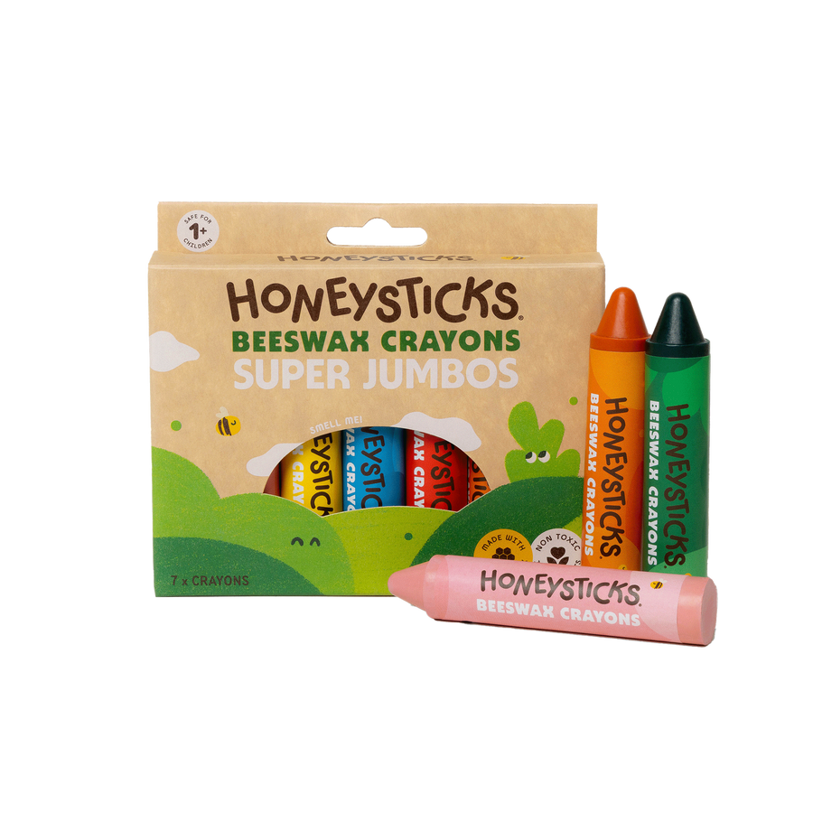 Honeysticks - Beeswax Crayons Super Jumbos 7pk
