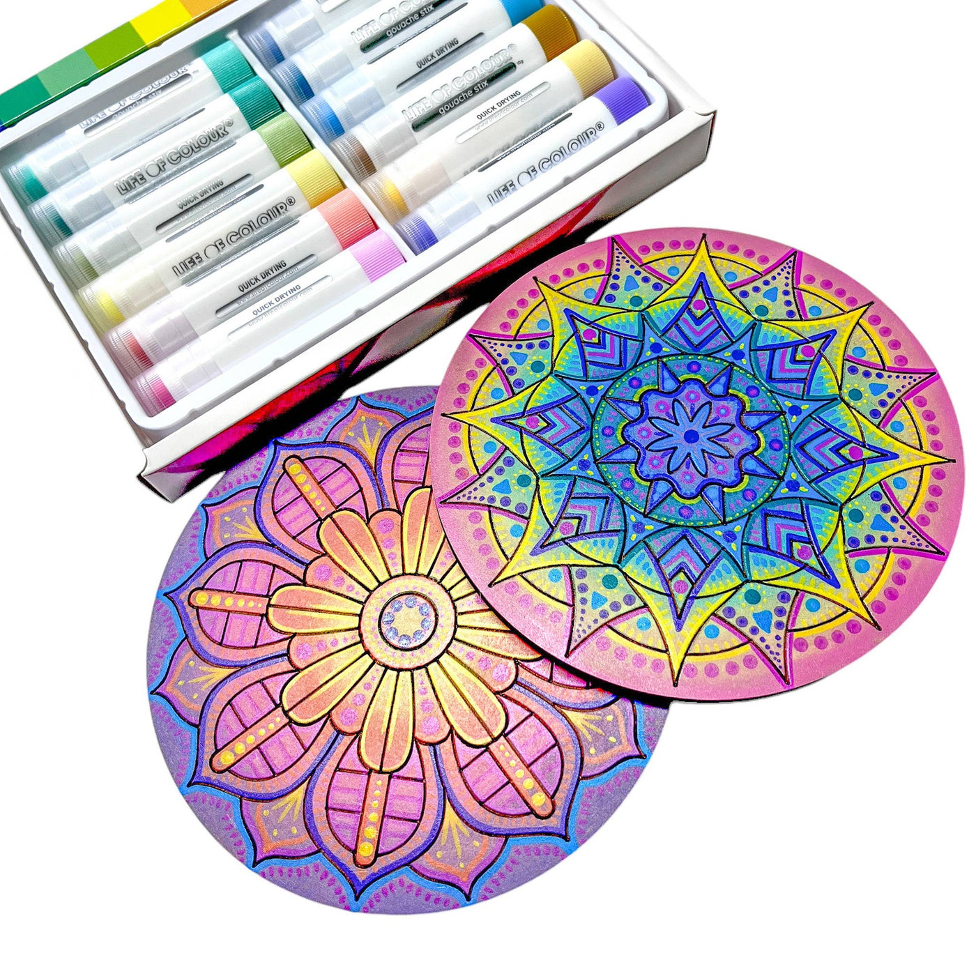 Life of Colour - Pastel Gouache Paint Stix - Set of 12