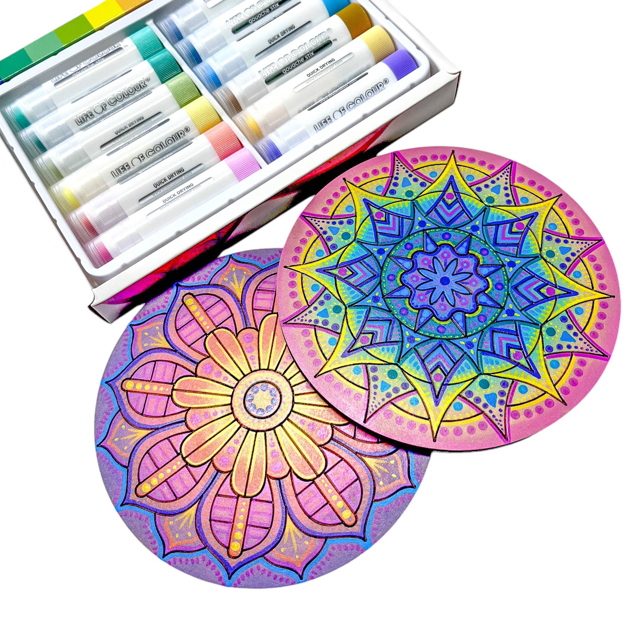 Life of Colour - Pastel Gouache Paint Stix - Set of 12