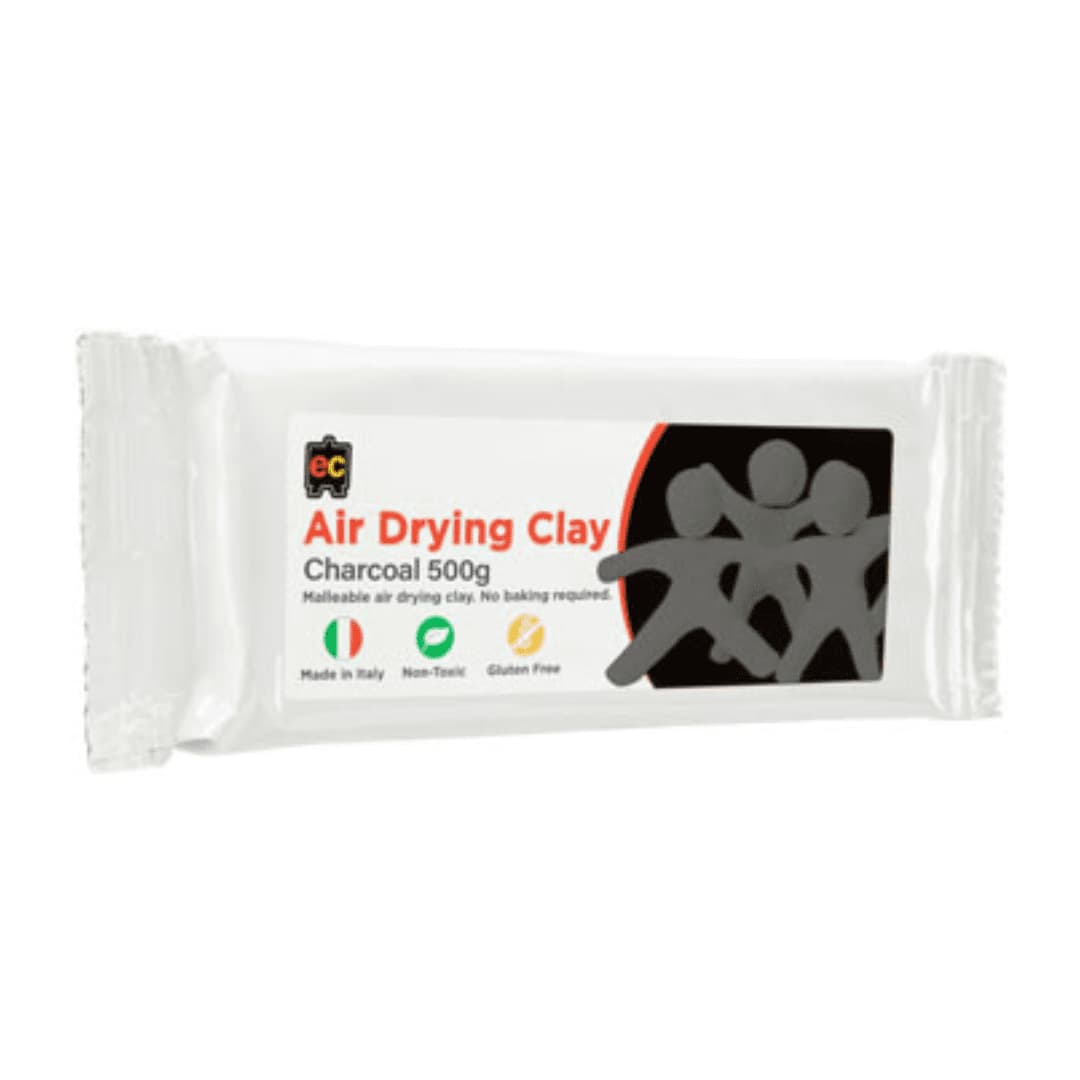 Air Drying Charcoal Clay 500g