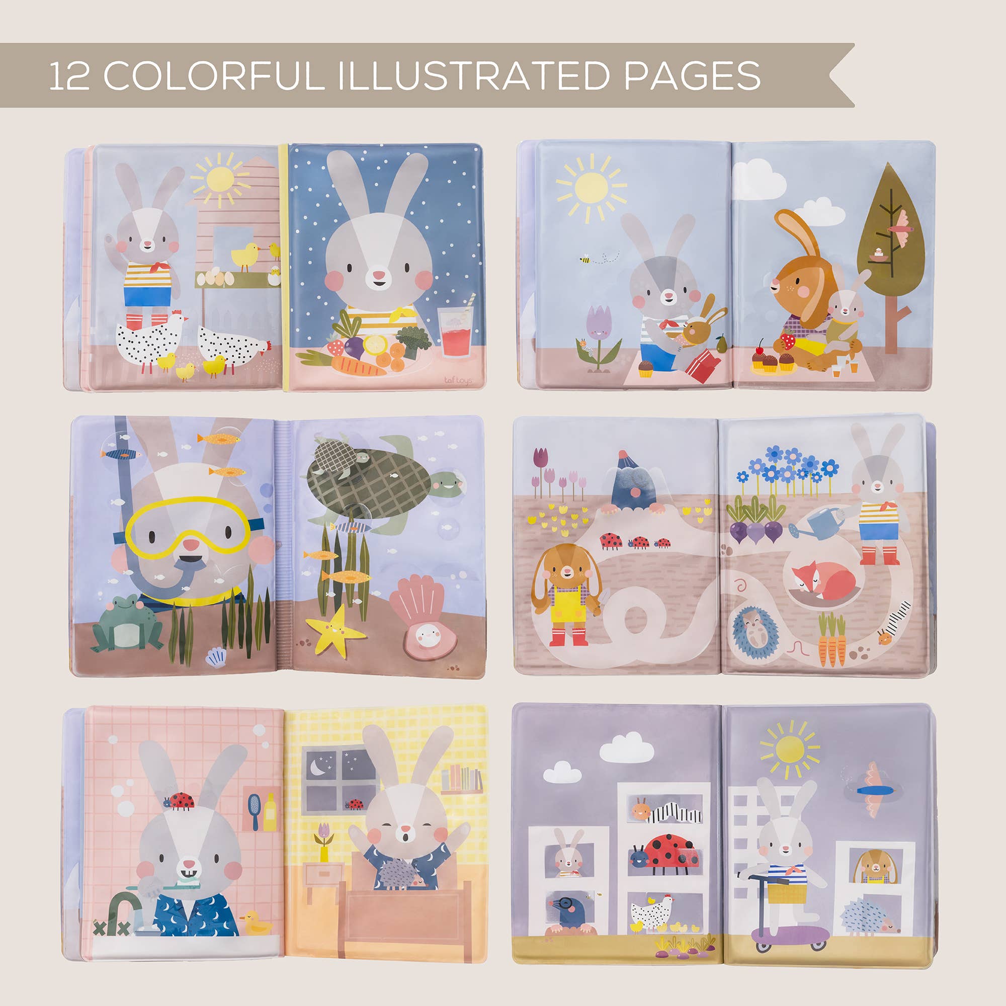 Taf Toys - Peek-A-Boo Water Book