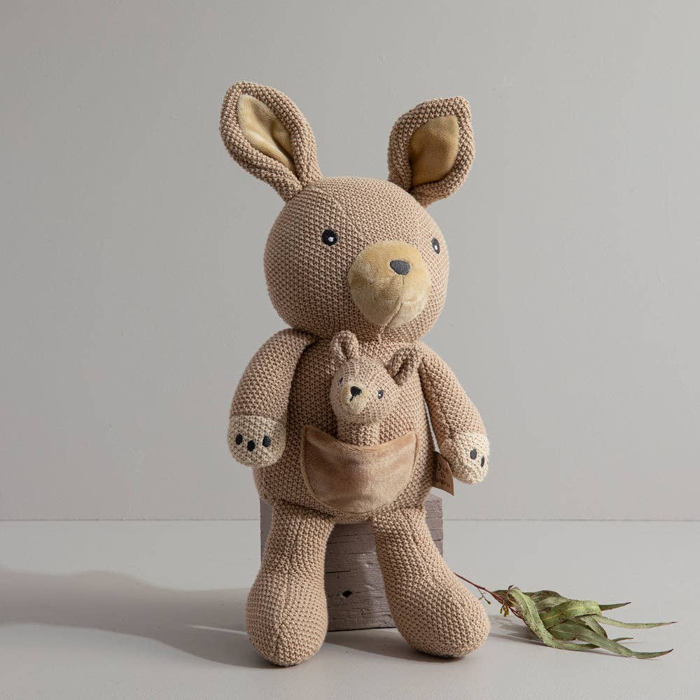 Living Textiles - Knitted Toy - Kylie the Kangaroo