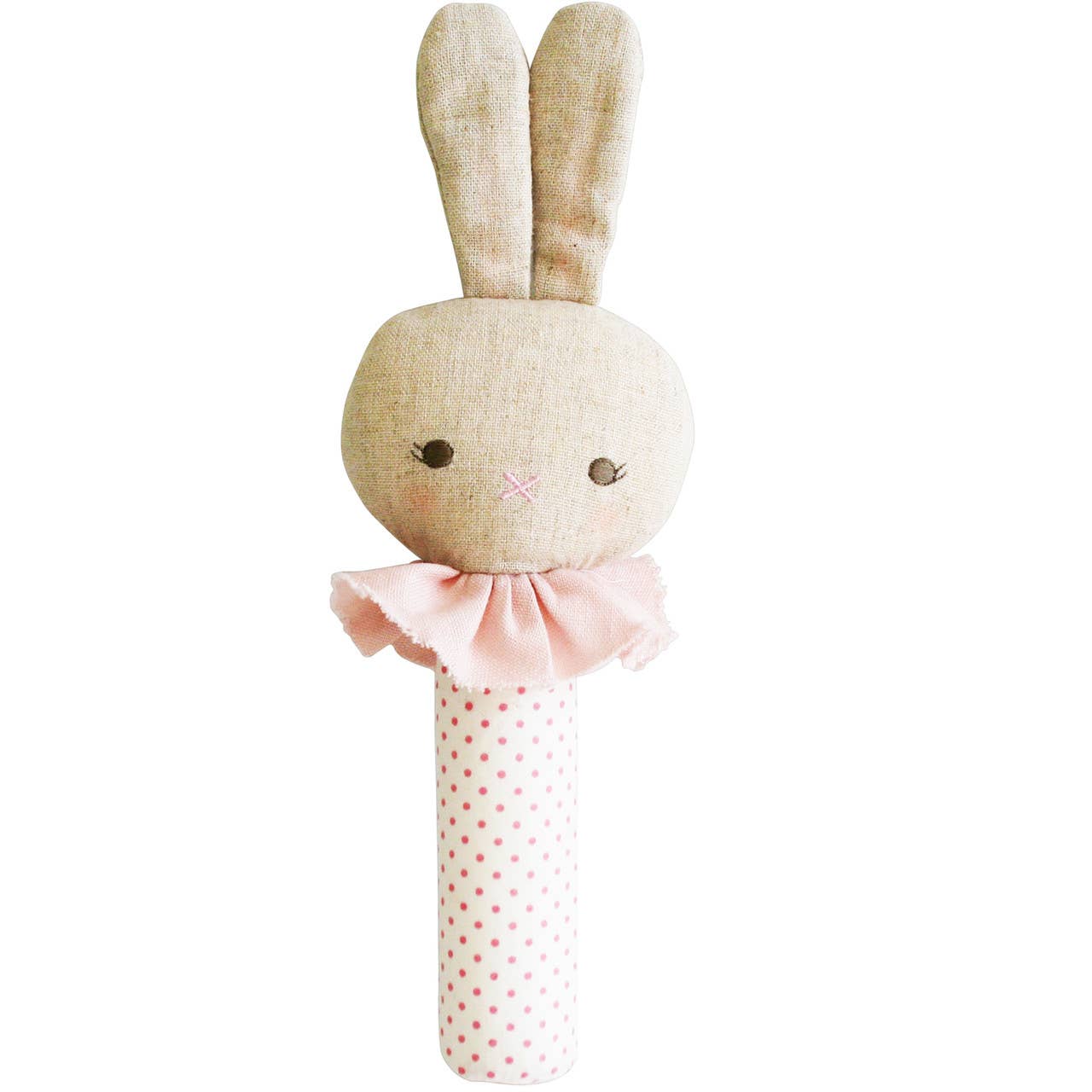 Alimrose - Roberta Bunny Squeaker Spot Pink