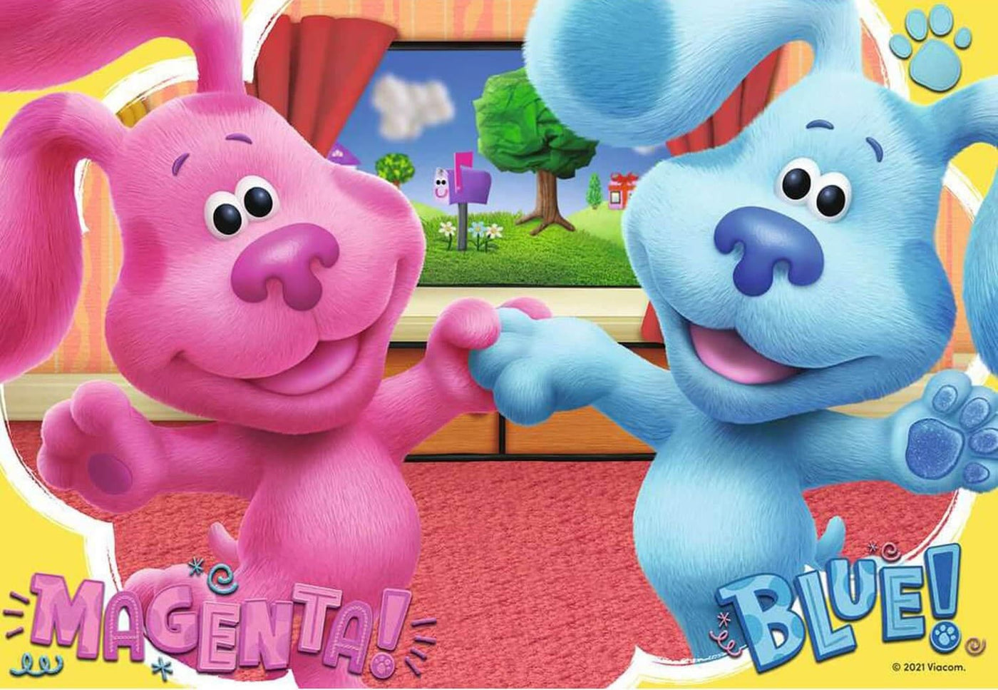 Ravensburger - Blues Clues Blue and Magenta 2 x 24 Pc Puzzle