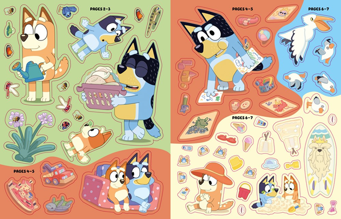 Bluey - Let's Stick - A Sticker Book