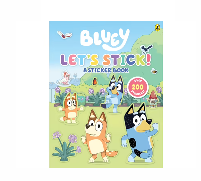 Bluey - Let's Stick - A Sticker Book