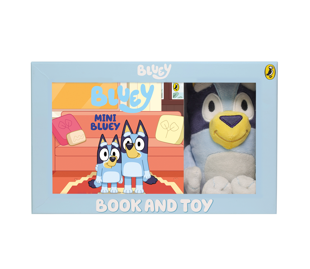 Bluey  - Toy and Mini Book Box Set