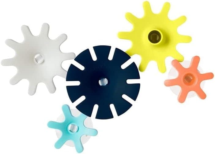 Boon Cogs Light Blue, Navy, Yellow, White, Orange