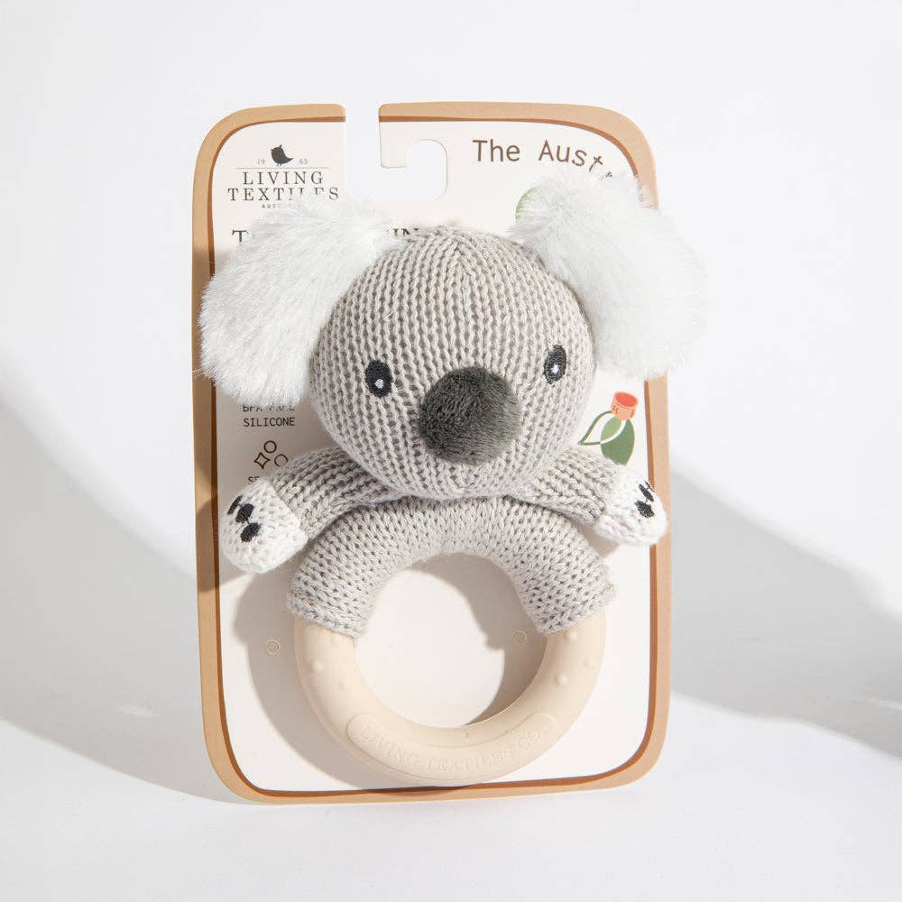 Living Textiles - Ring Rattle - Koala