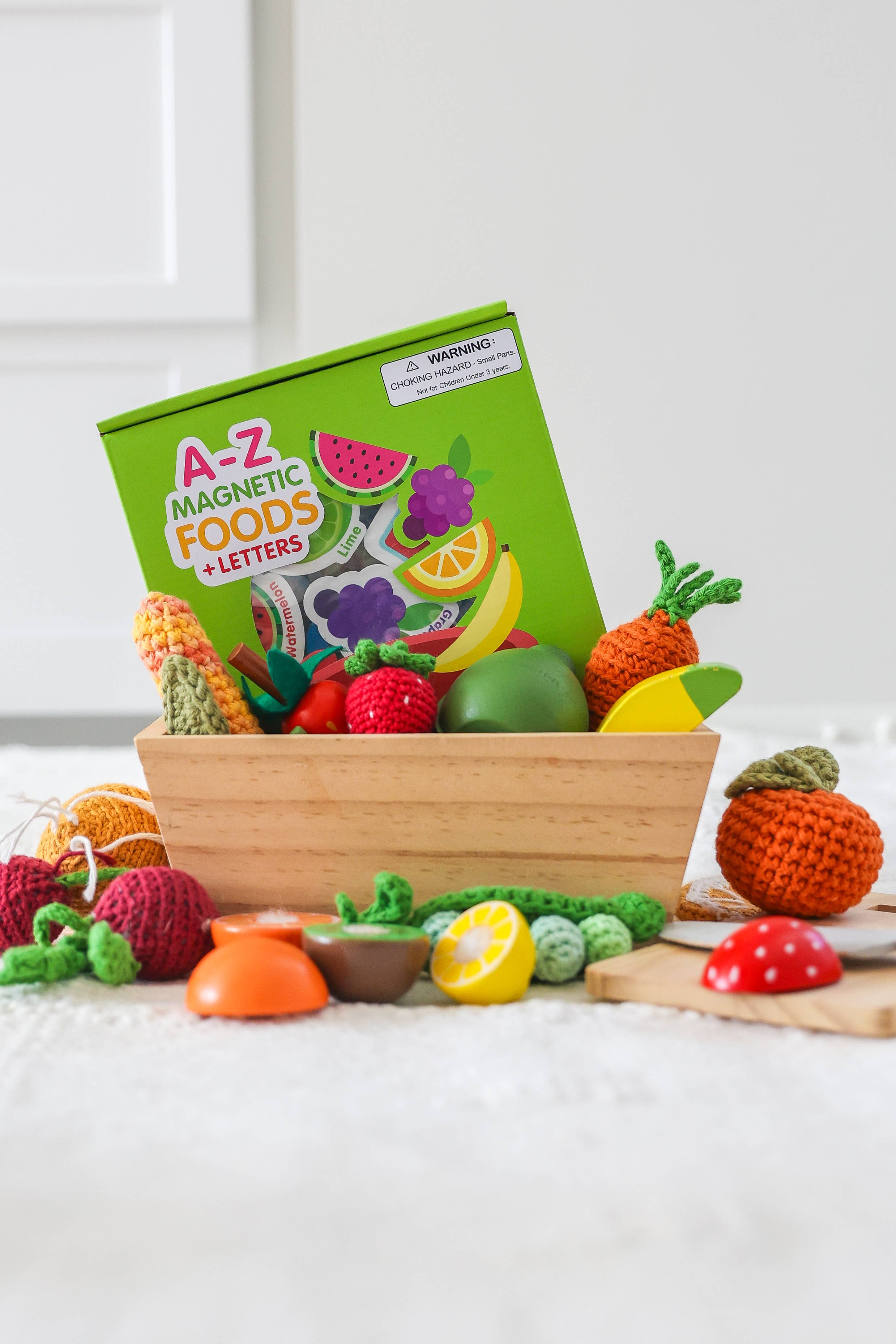 Curious Columbus - Magnetic Foods and Letters