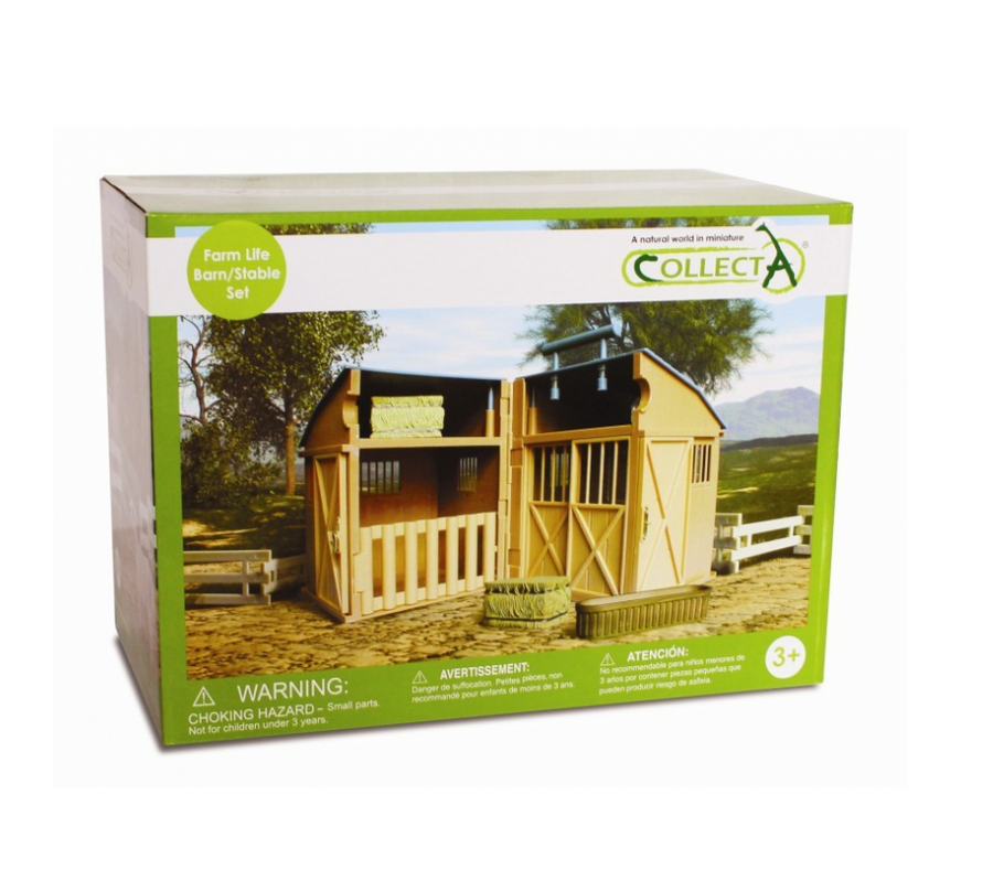 Collecta - 89333 Barn/Stables Folding with Accessories