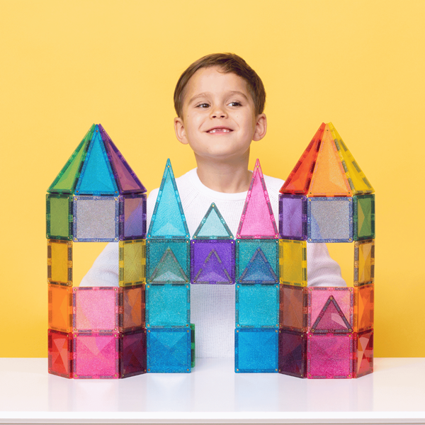 Connetix - Glitter Castle Pack 48 Pc