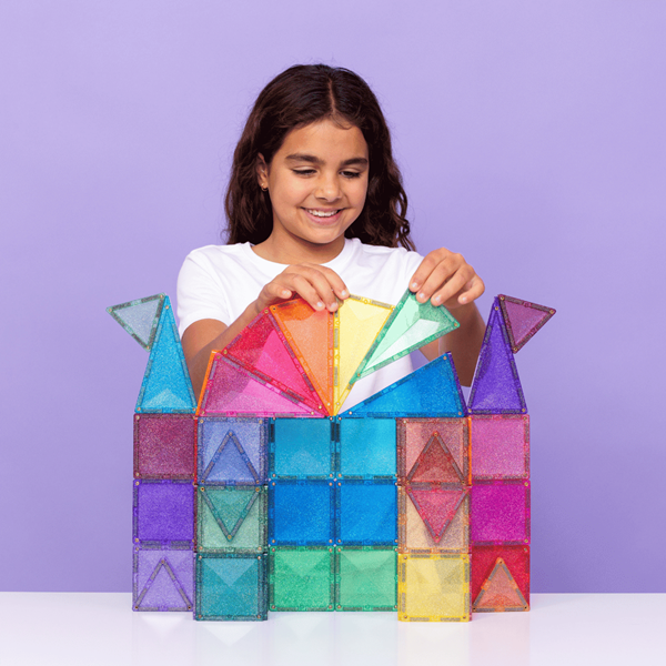 Connetix - Glitter Castle Pack 48 Pc