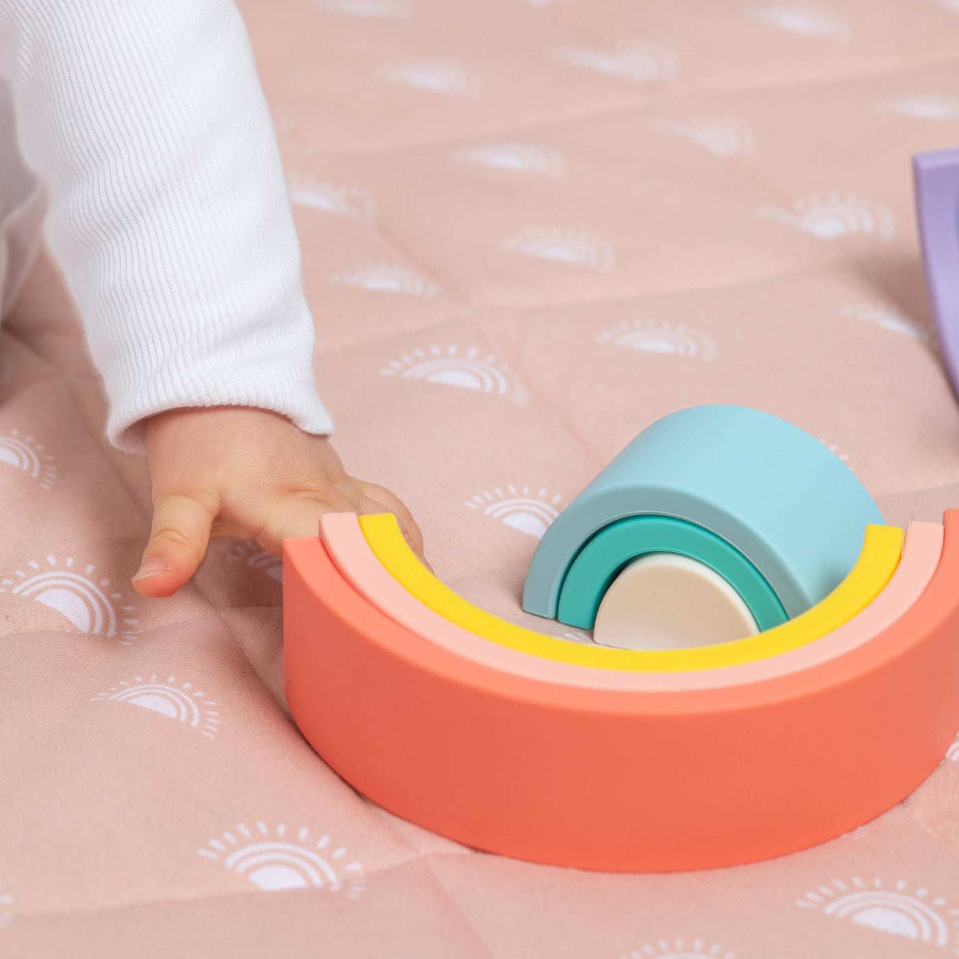 Playground - Silicone Rainbow Puzzle - Sorbet