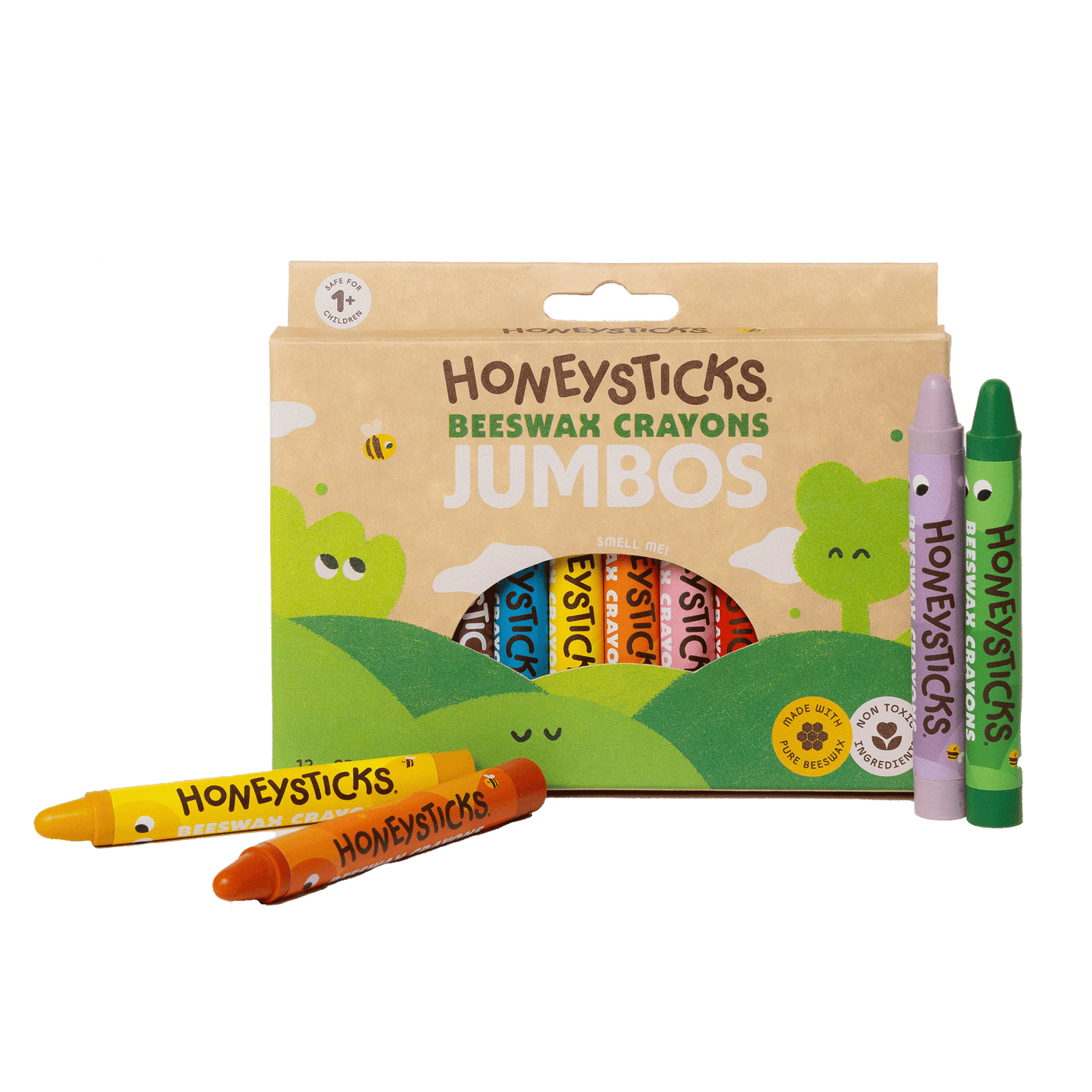 Honeysticks - Beeswax Crayons Jumbos 12pk