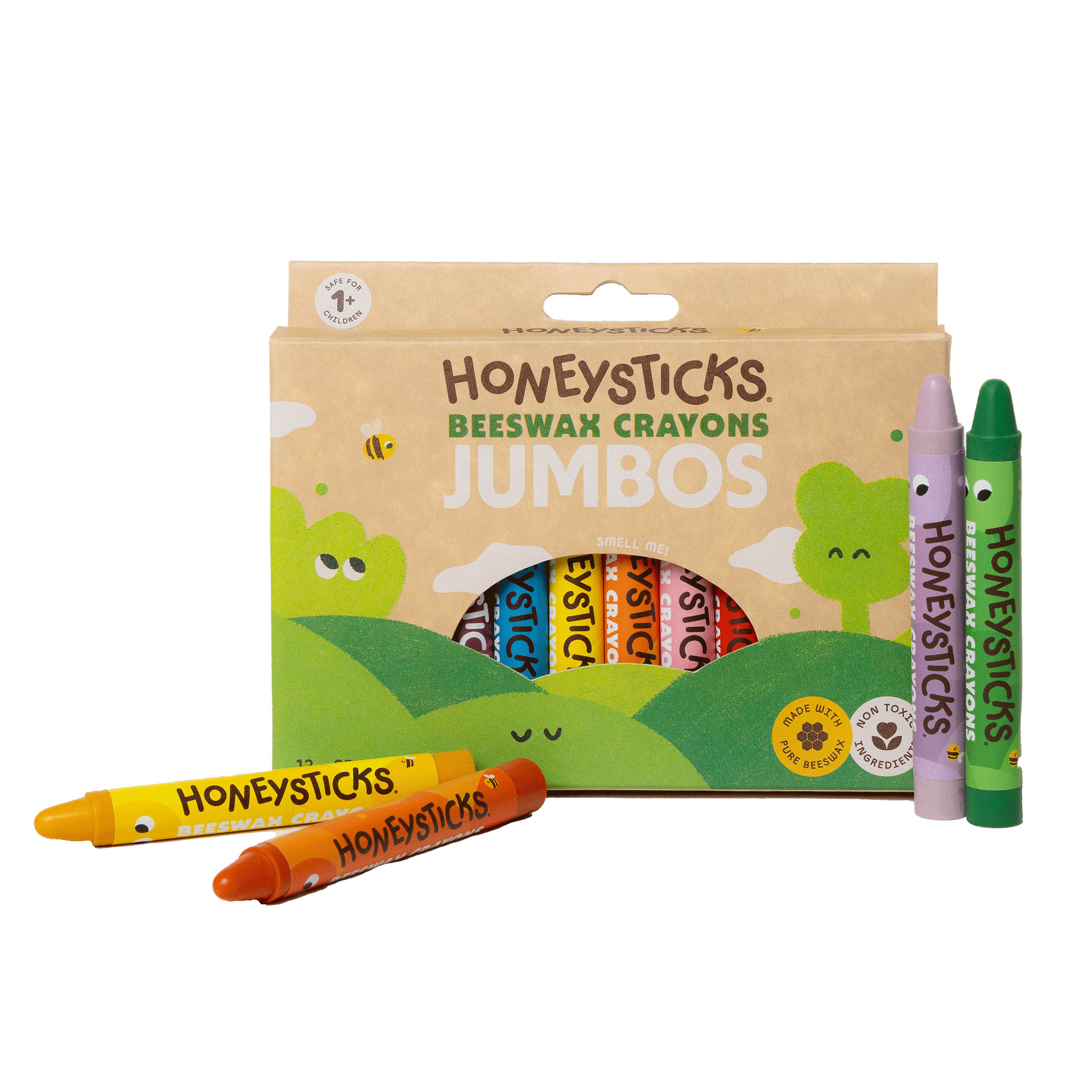 Honeysticks - Beeswax Crayons Jumbos 12pk
