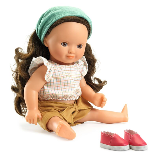 Djeco - Lovely Josephine Brunette Hair Doll 32cm