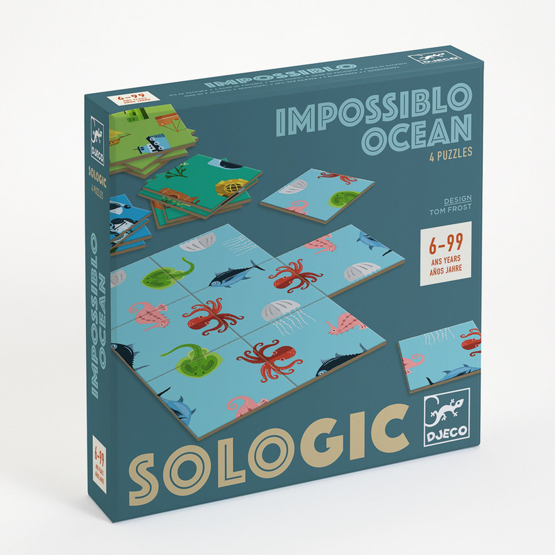 Djeco - Impossible Ocean 4 Puzzles
