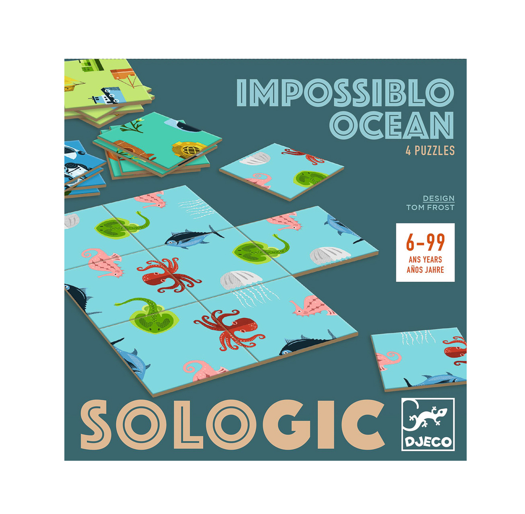 Djeco - Impossible Ocean 4 Puzzles
