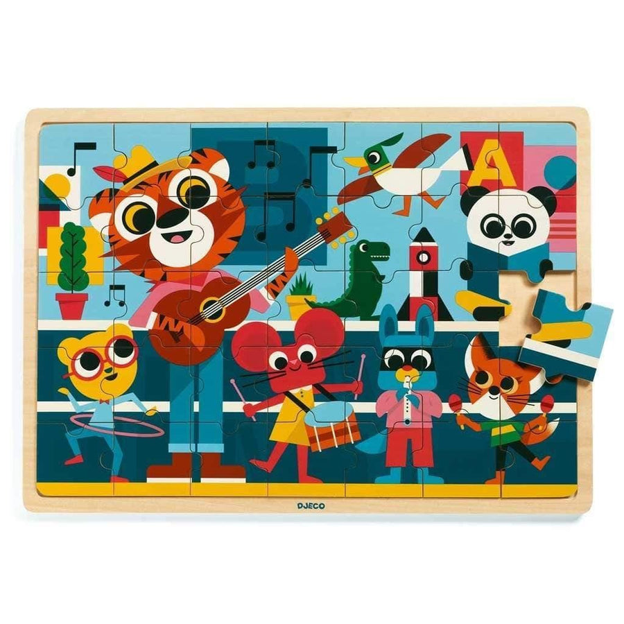 Djeco Wooden Music Puzzle 35 Pieces