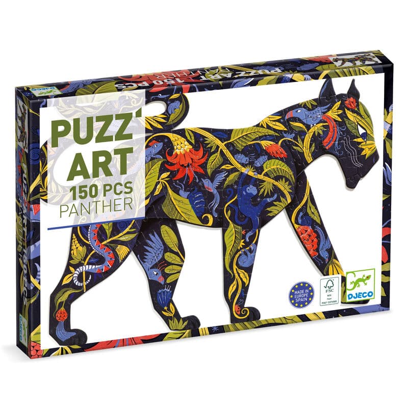 Djeco - Panther Art Puzzle 150 Pc