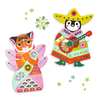 Djeco - Rhinestones and Collage Sticker Set