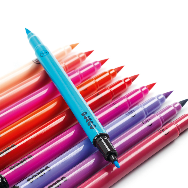 Djeco - 10 Art Felt Brushes Sweet