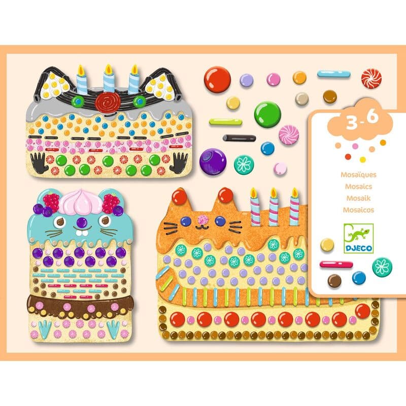 Djeco - Cakes and Sweets Mosaics