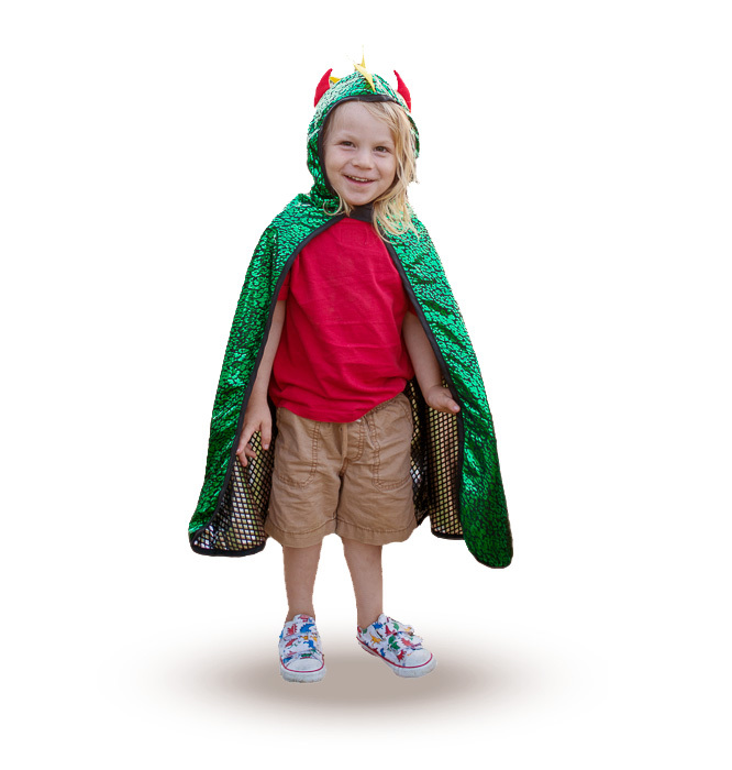 Great Pretenders - Reversible Dragon Knight Cape - Size 5-6