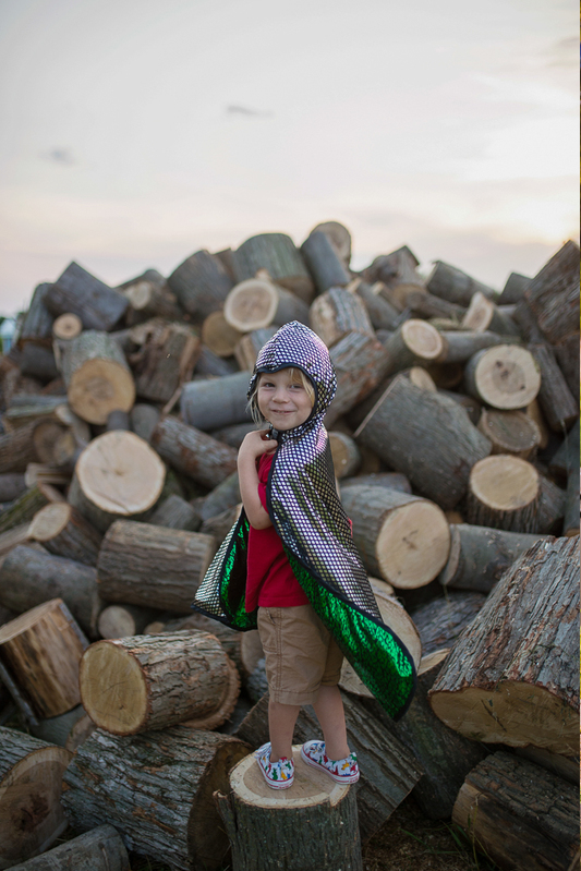 Great Pretenders - Reversible Dragon Knight Cape - Size 5-6