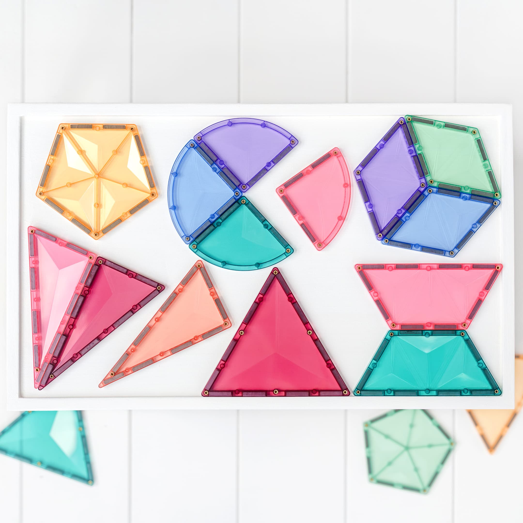 Connetix Pastel Shape Expansion Pack - 48 Pieces 