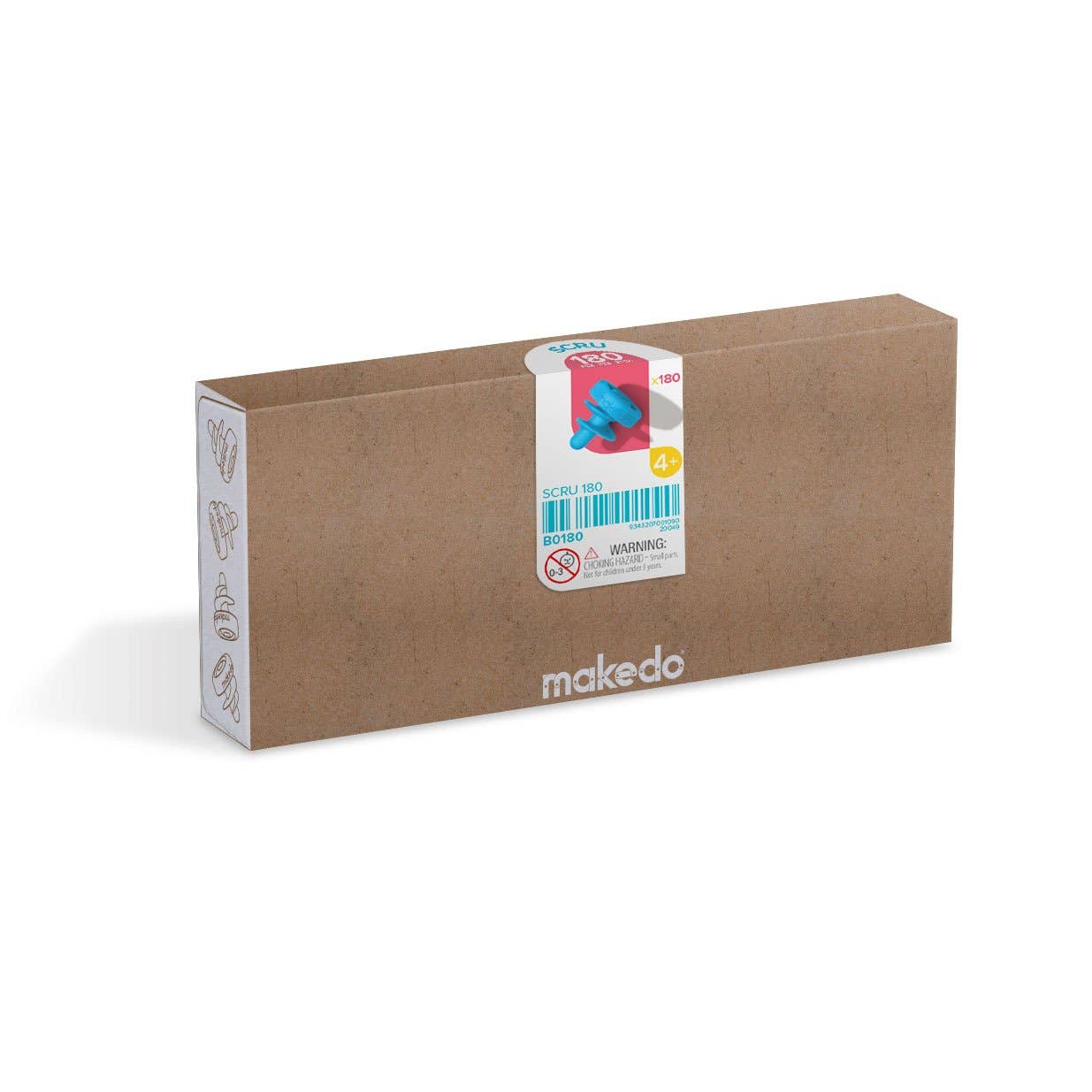 Makedo - SCRU 180 PC | Upcycled Cardboard Construction Tool