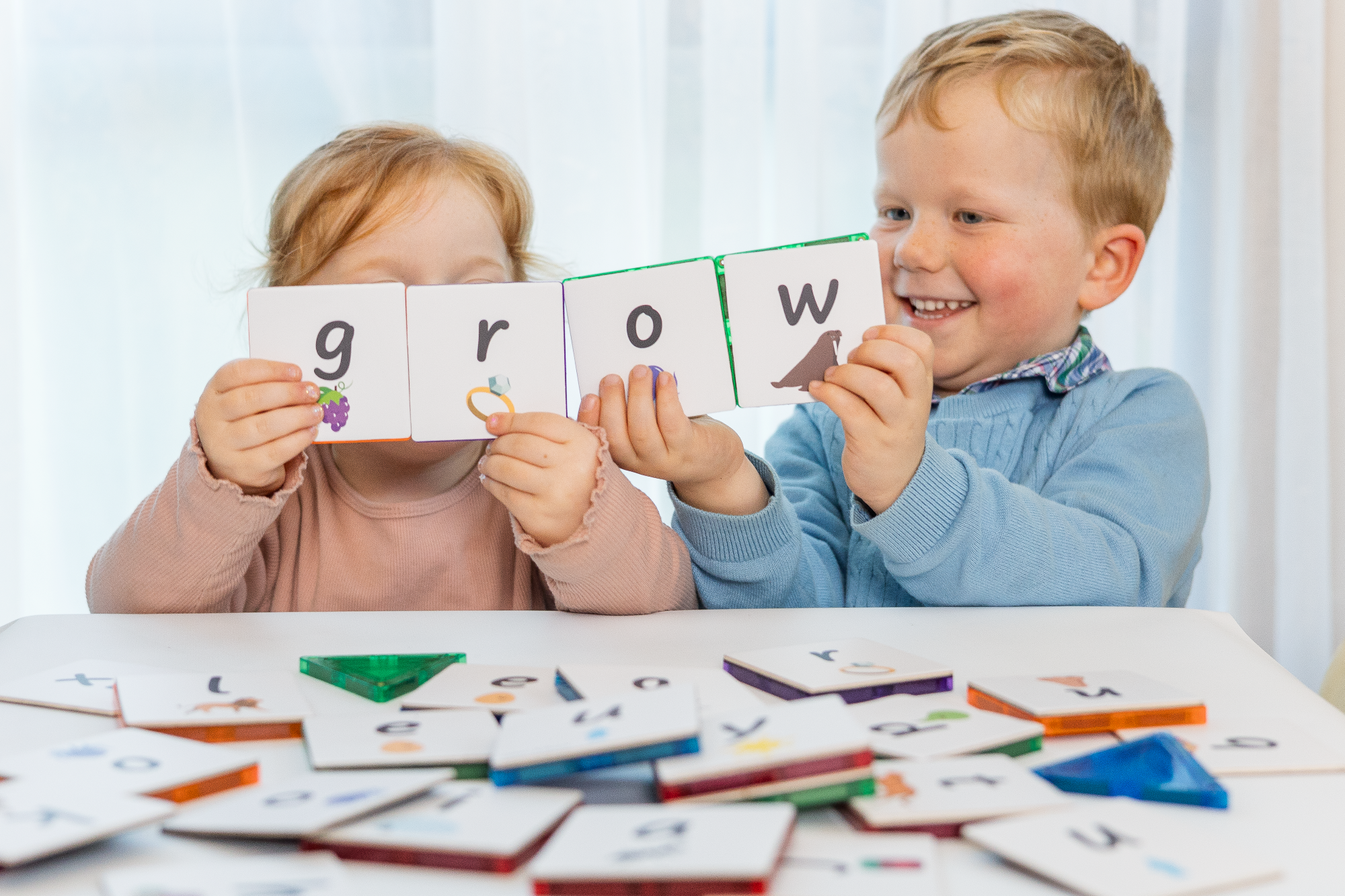 Learn and Grow - Magnetic Tile Topper - Alphabet Lower Case