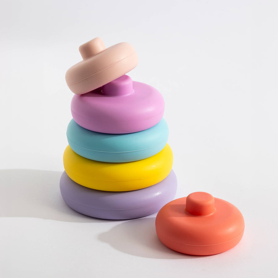 Playground - Silicone Stacking Tower Ring - Sorbet