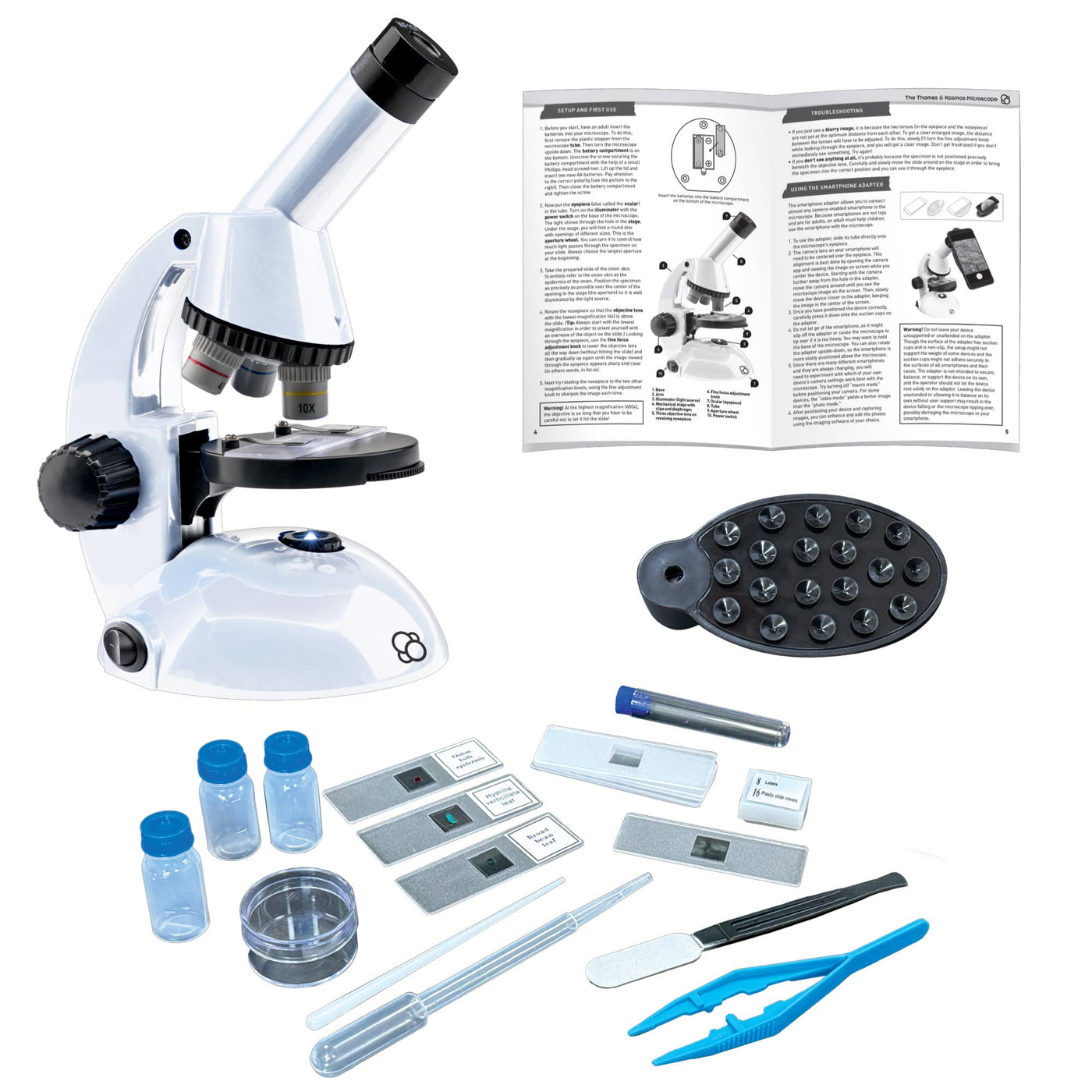 Thames and Kosmos - Microscope with Smartphone Adaptor