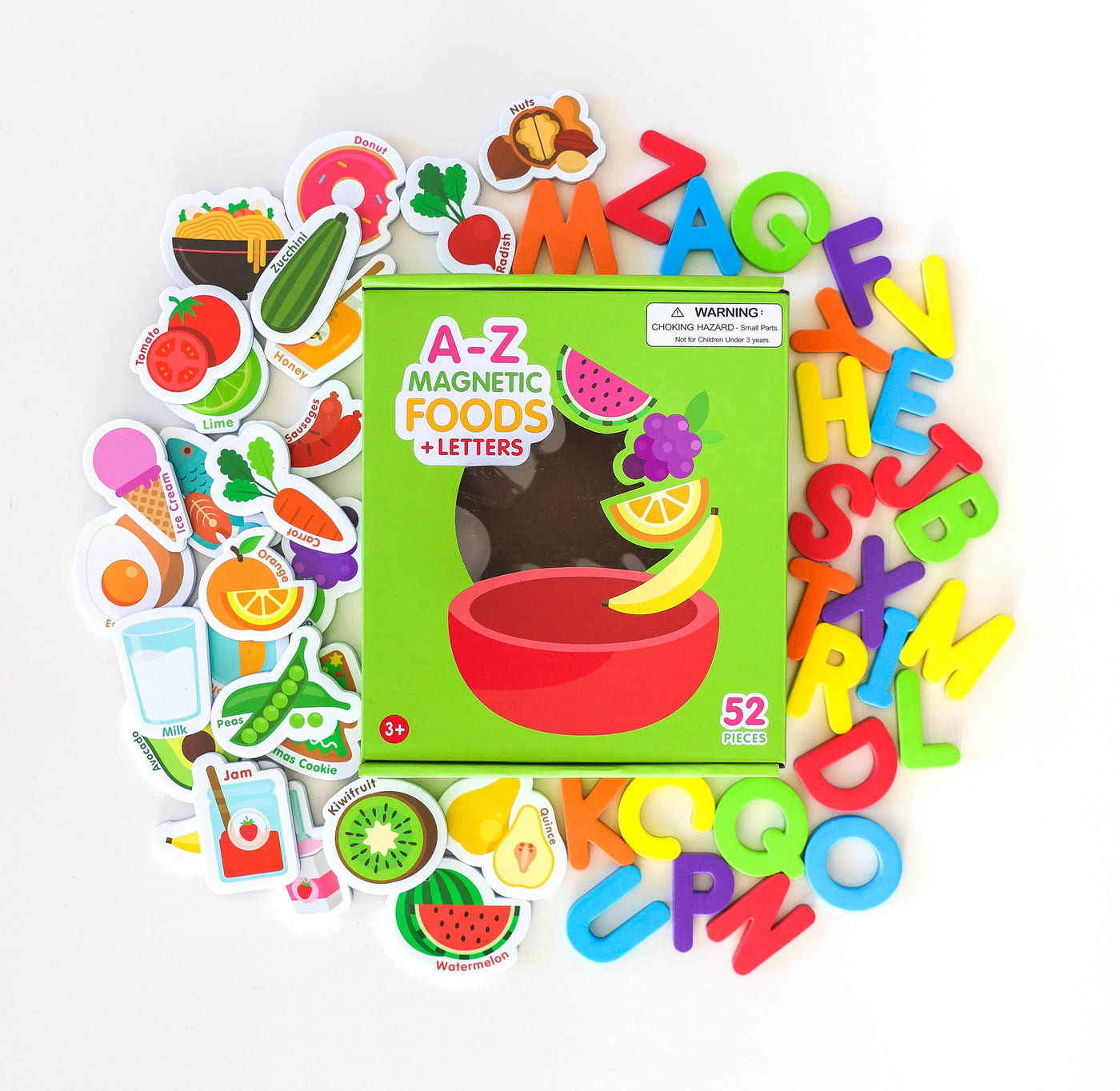 Curious Columbus - Magnetic Foods and Letters