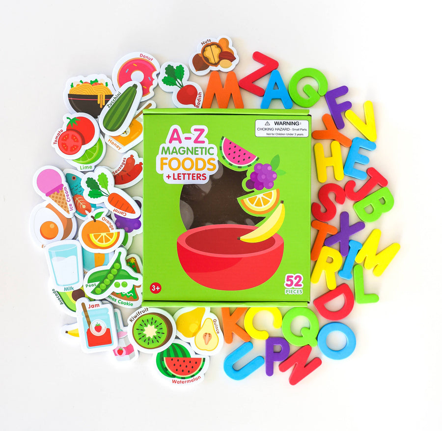 Curious Columbus - Magnetic Foods and Letters