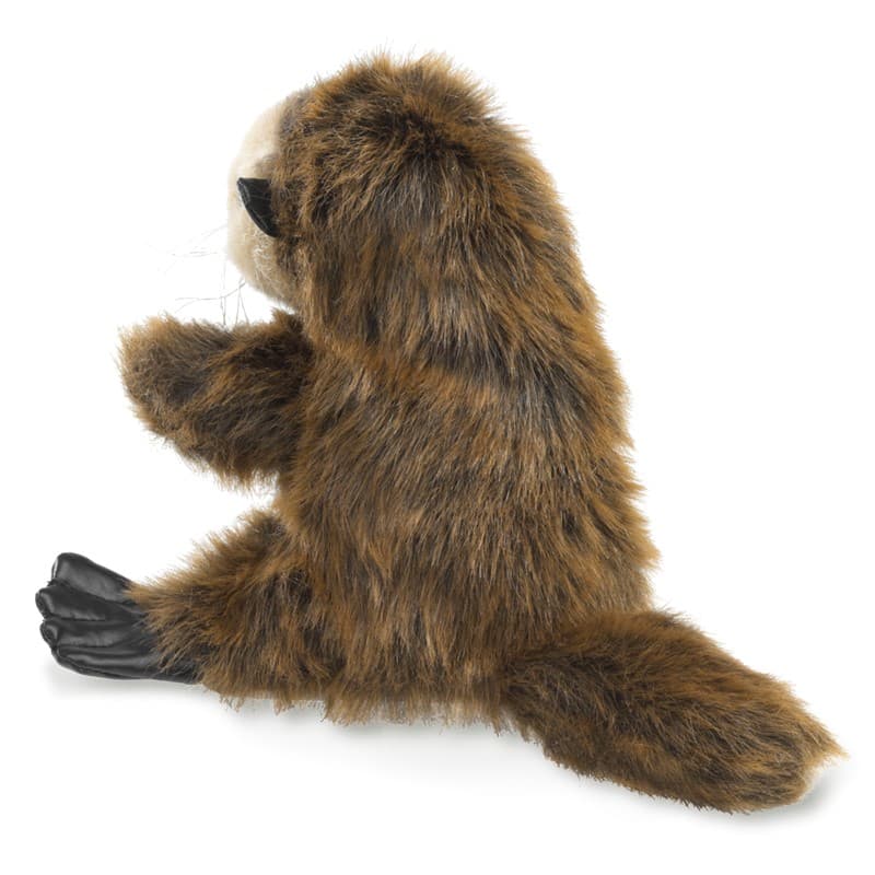 Folkmanis Baby Sea Otter Puppet backside 