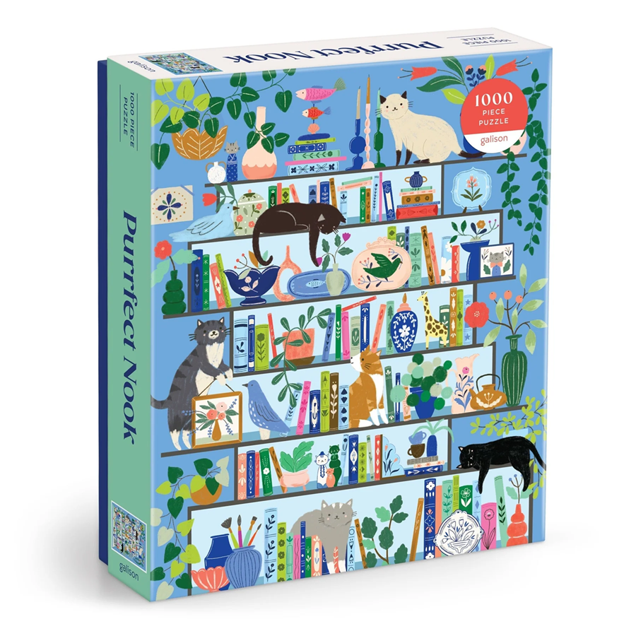 Galison - Purrfect Nook 1000 Pc Puzzle