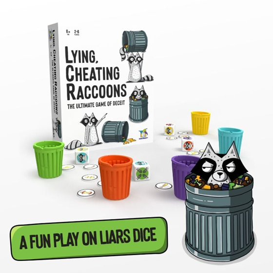Gamewright - Lying, Cheating Racoons