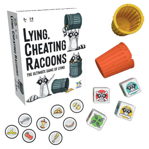 Gamewright - Lying, Cheating Racoons