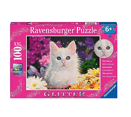 Ravensburger - Glitter Cat Puzzle 100 Pc