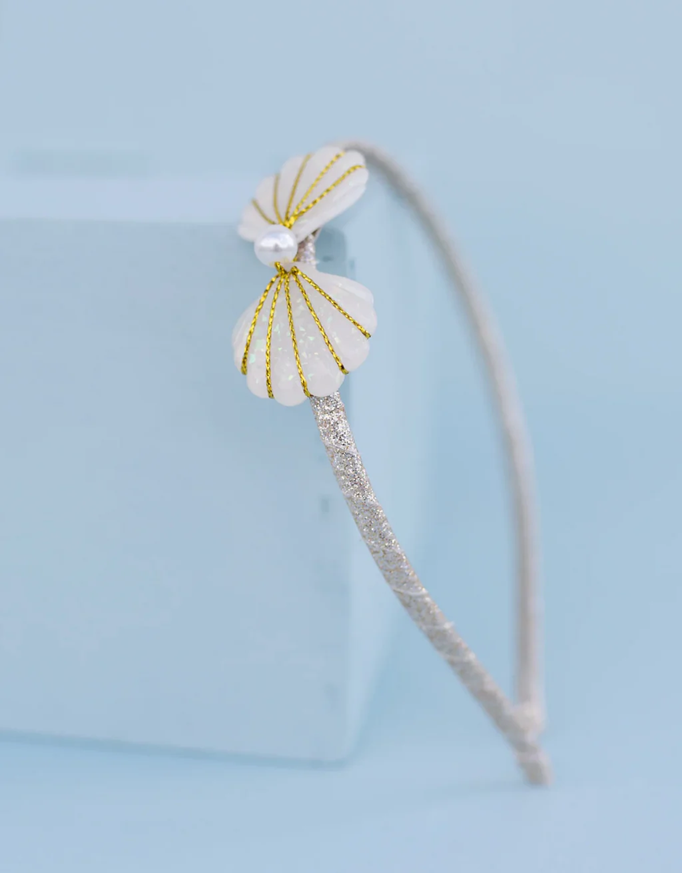 Great Pretenders - Boutique Golden Mermaid Shell Headband